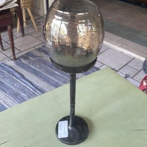 Tall Glass Votive Holder